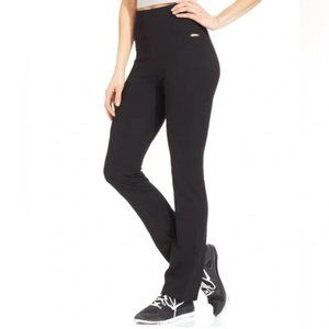 Calvin Klein Performance Stretch Black Bootcut Pull-on Yoga Pants Size Large